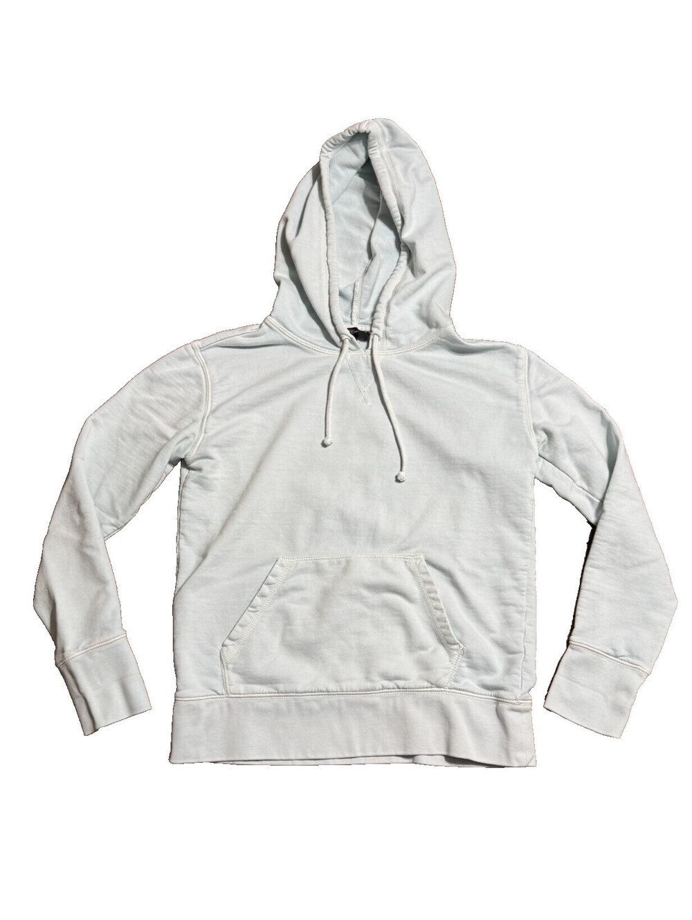 J.Crew Womens French Terry Hoodie Sweatshirt Sky Blue XS L1277